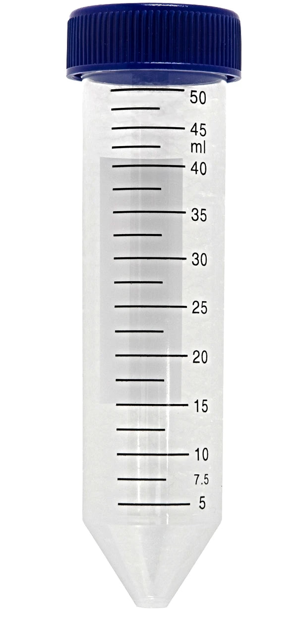 Heathrow Scientific 50 mL Sterile Conical Centrifuge Tubes – Pack of 500
