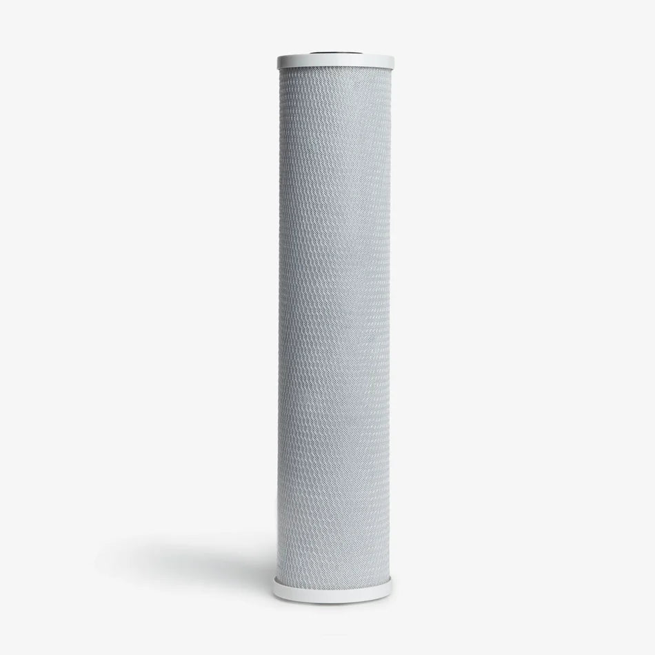 Crystal Quest Coconut Based 5-Micron Carbon Block Filter Cartridge (4-5/8” x 20”)