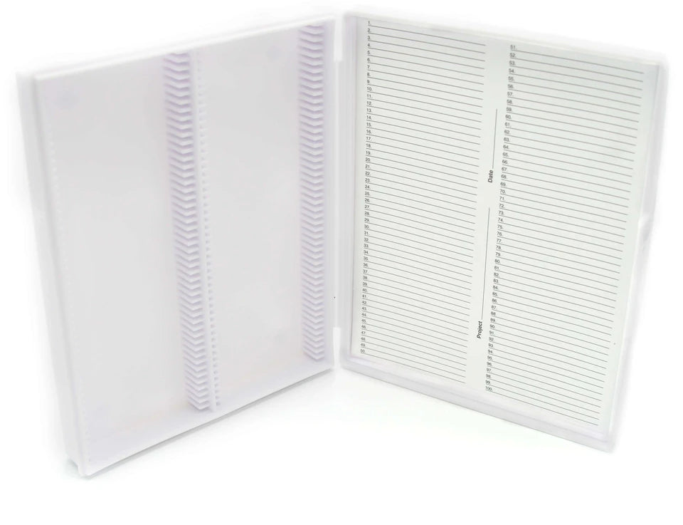 Heathrow Scientific 100-Place Microscope Slide Storage Box